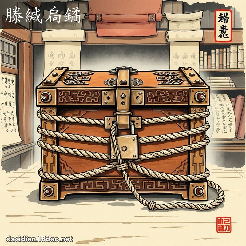 滕緘扃鐍 配图