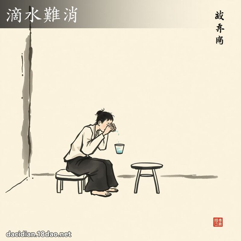 滴水難消 配图