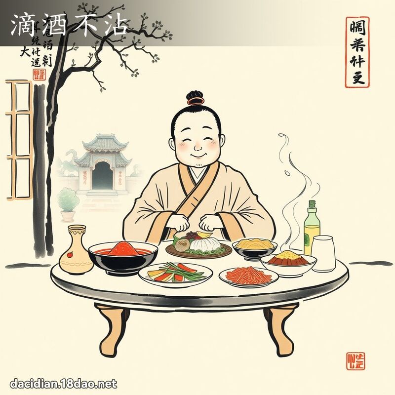 滴酒不沾 配图