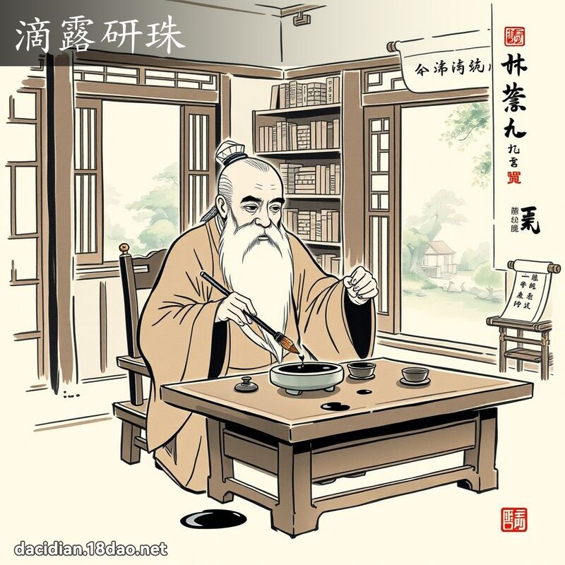 滴露研珠 配图