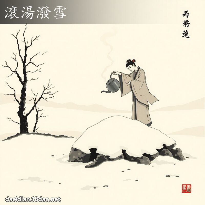滾湯潑雪 配图
