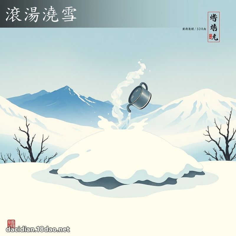 滾湯澆雪 配图
