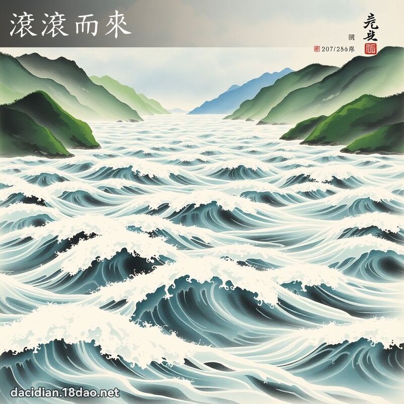 滾滾而來 配图