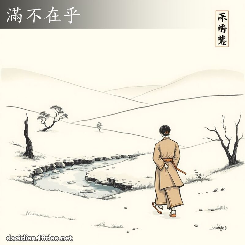 滿不在乎 配图