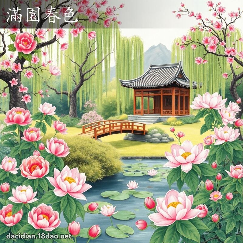 滿園春色 配图