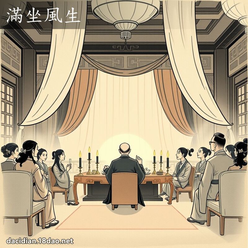 滿坐風生 配图