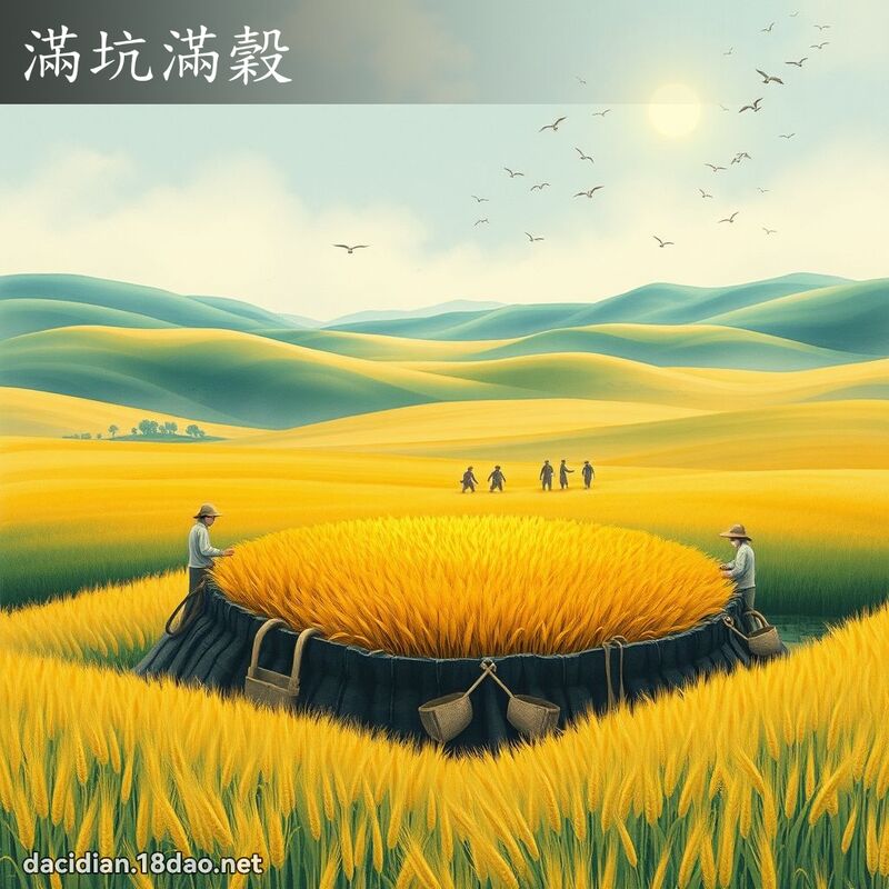 滿坑滿穀 配图
