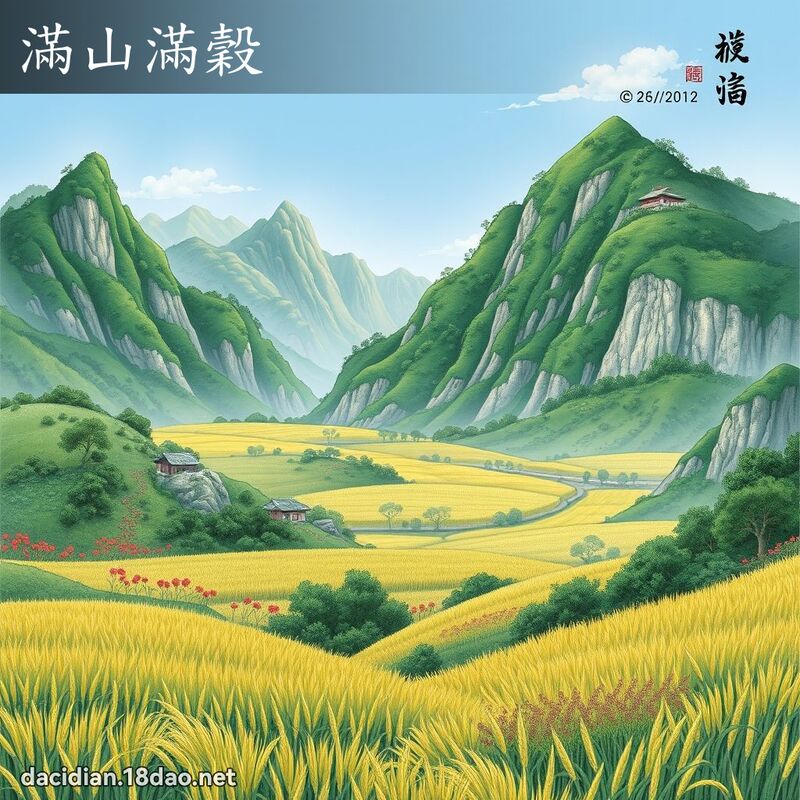 滿山滿穀 配图