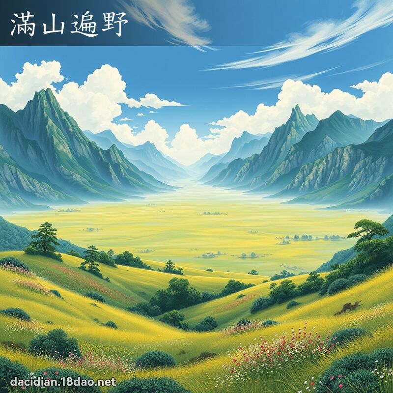 滿山遍野 配图