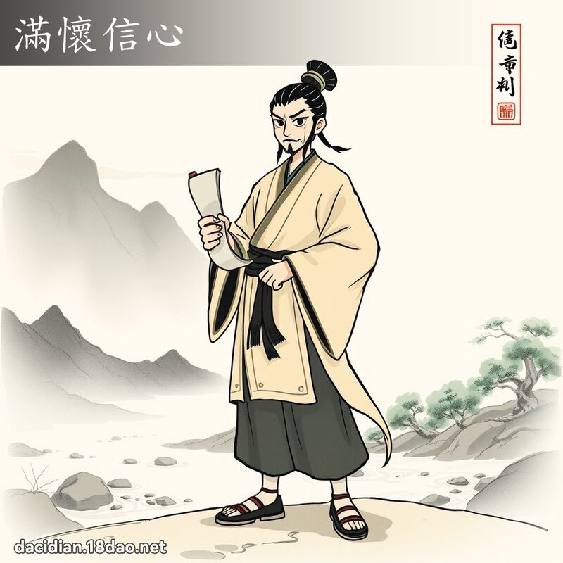 滿懷信心 配图