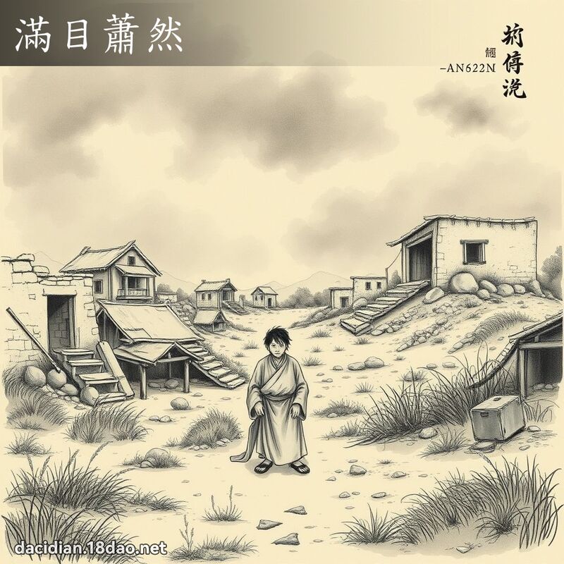滿目蕭然 配图