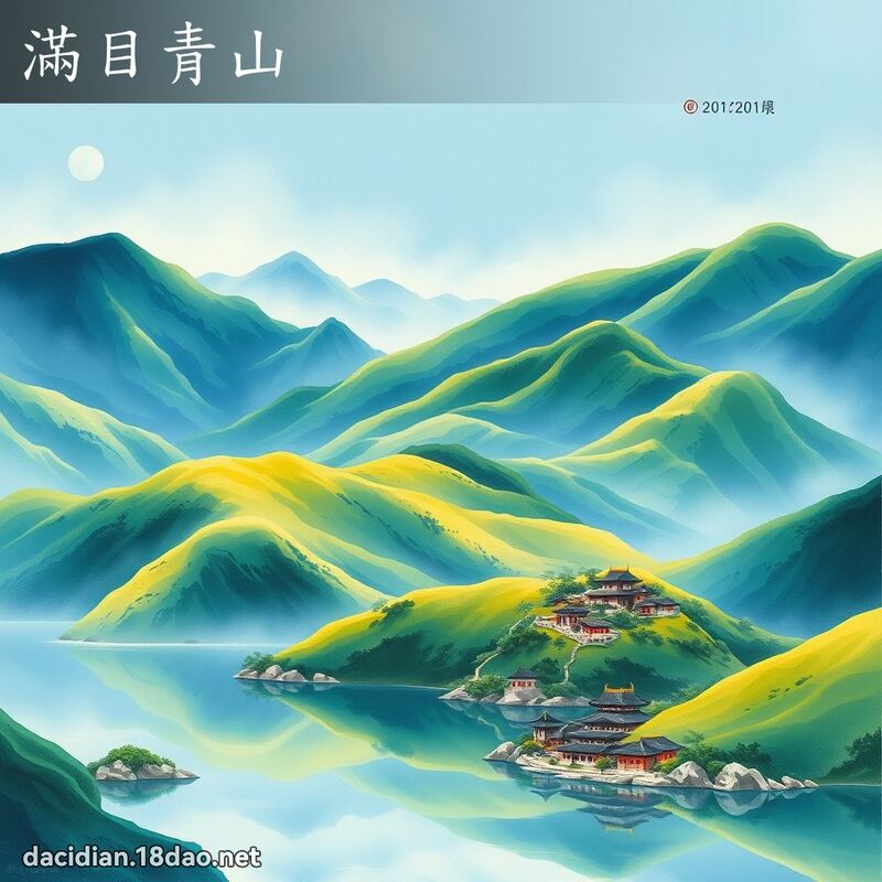 滿目青山 配图