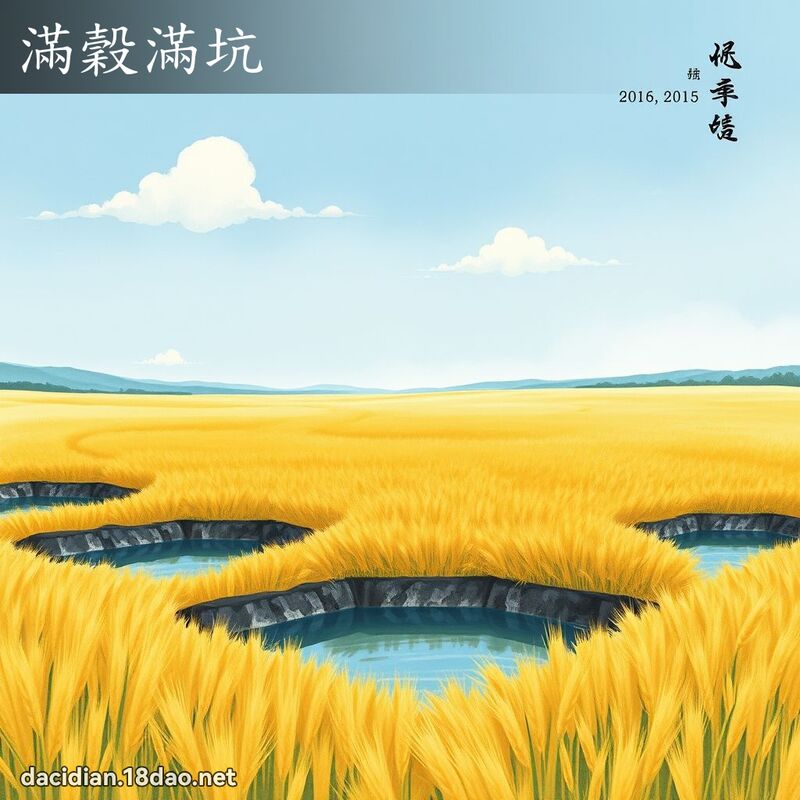 滿穀滿坑 配图