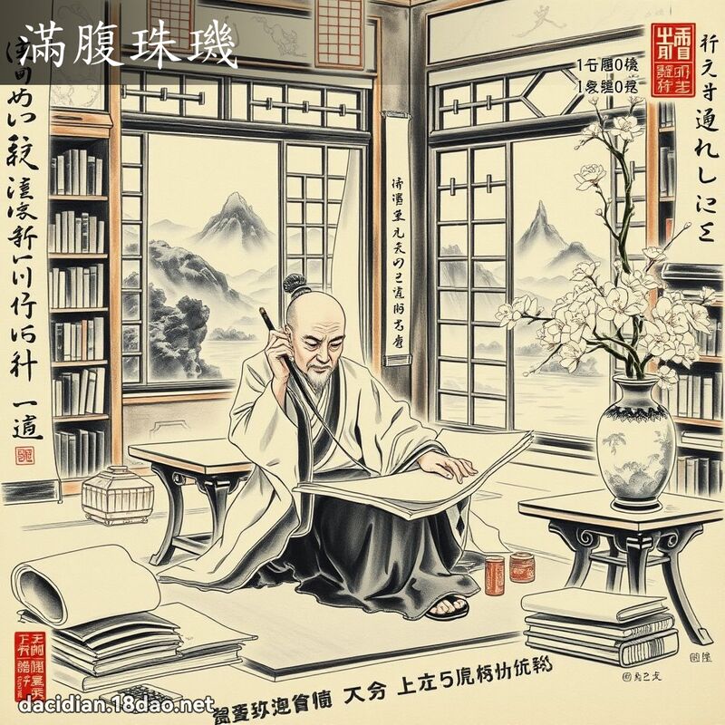 滿腹珠璣 配图