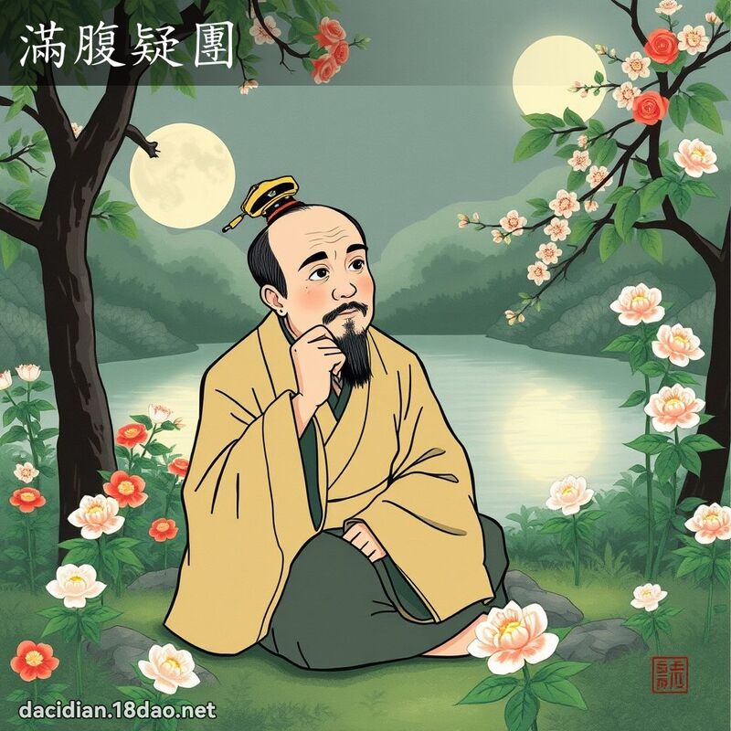 滿腹疑團 配图