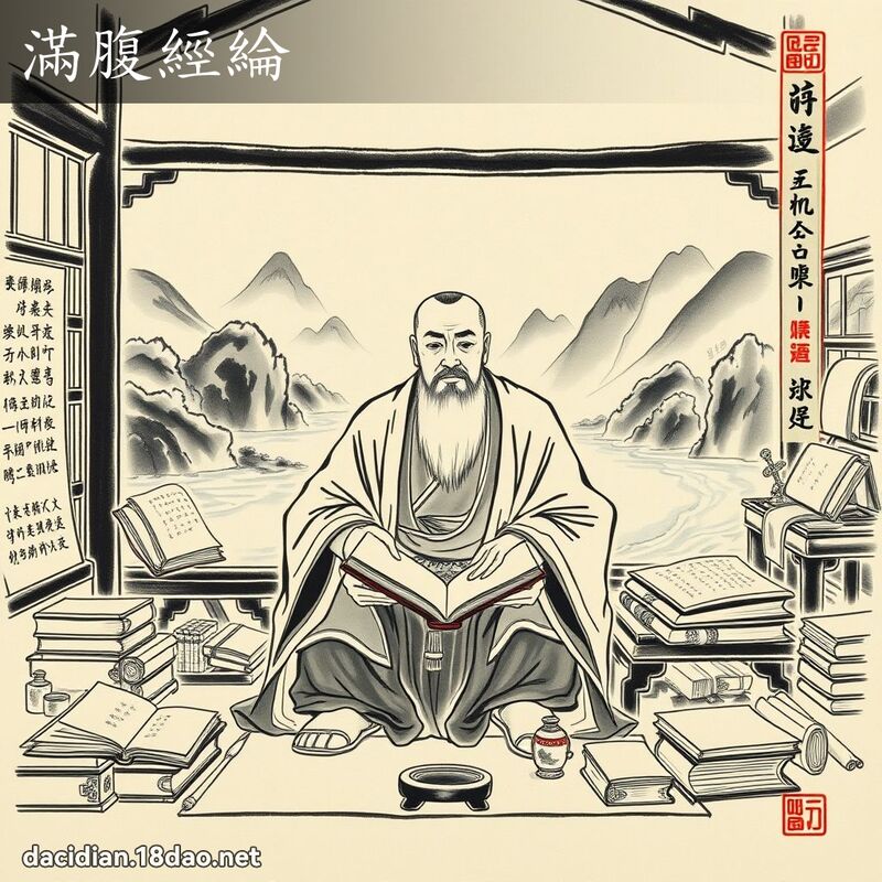 滿腹經綸 配图
