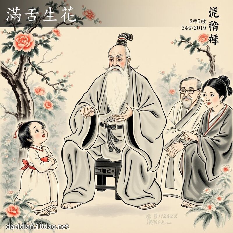 滿舌生花 配图