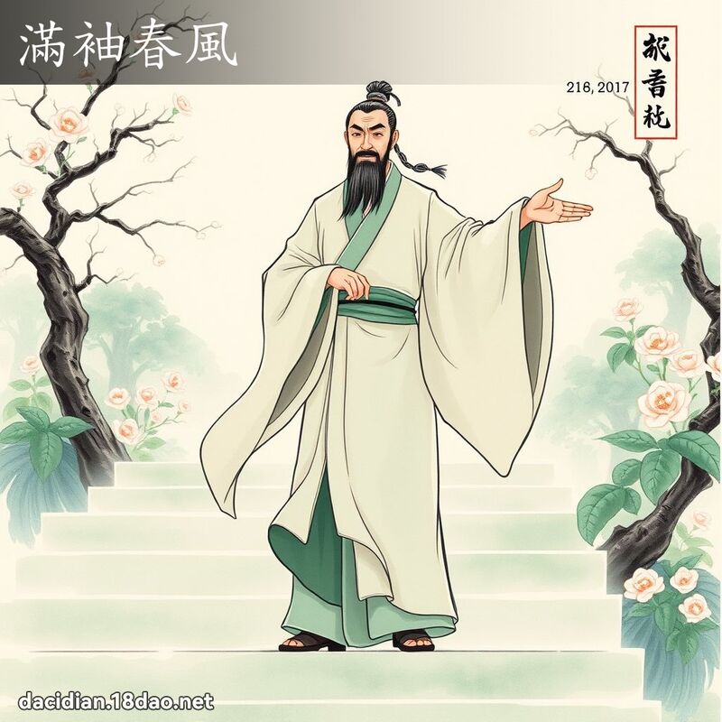 滿袖春風 配图