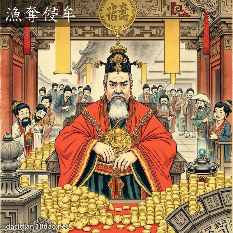 渔夺侵牟 配图