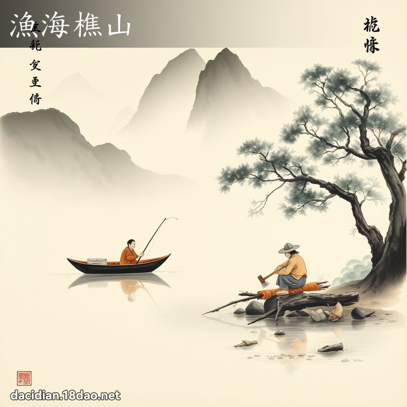 渔海樵山 配图