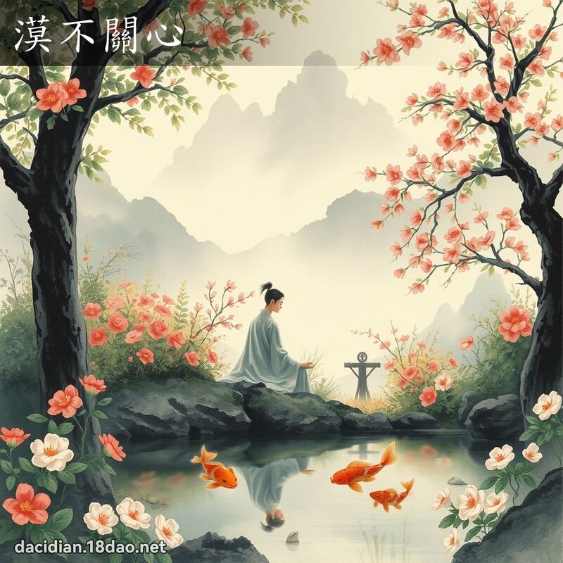漠不关心 配图