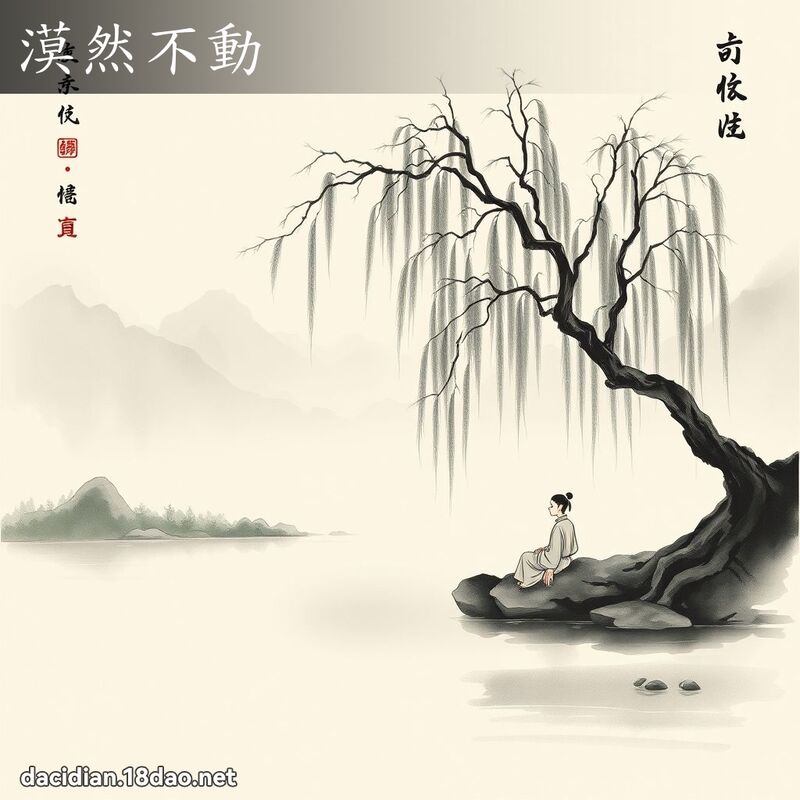 漠然不动 配图