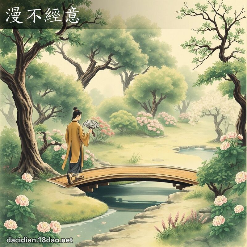 漫不经意 配图