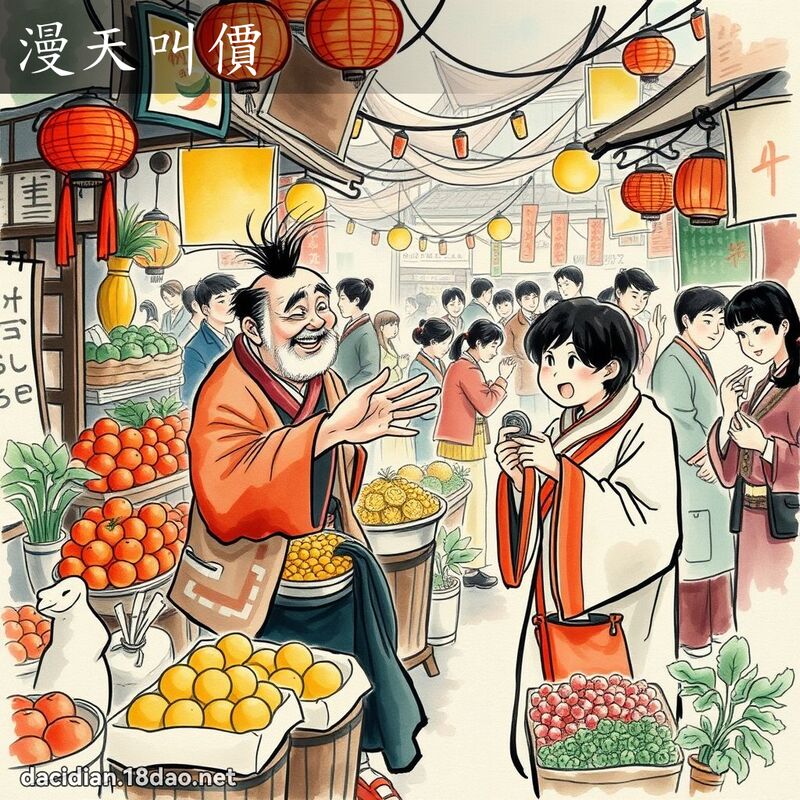 漫天叫价 配图