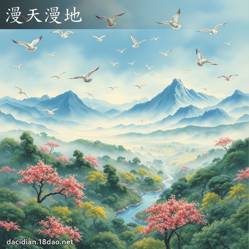 漫天漫地 配图