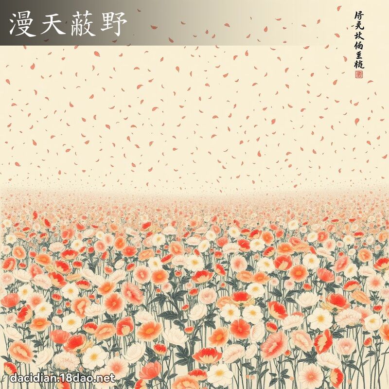 漫天蔽野 配图