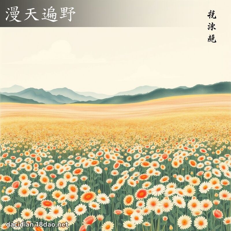 漫天遍野 配图