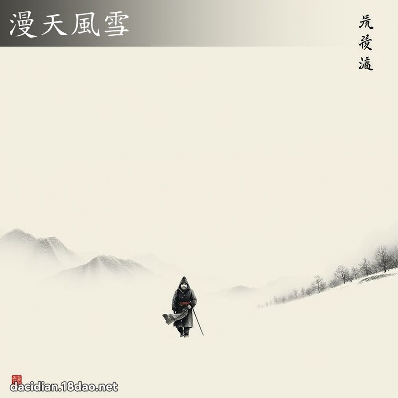 漫天风雪 配图