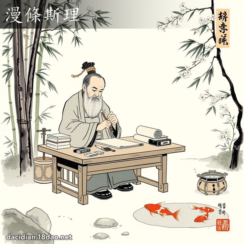 漫条斯理 配图