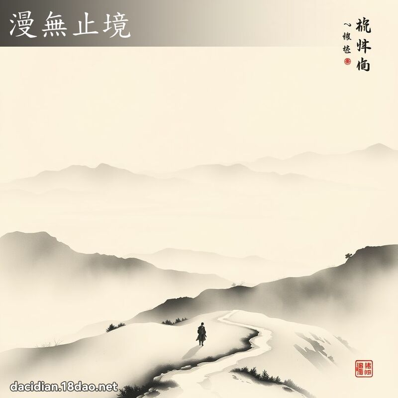 漫无止境 配图