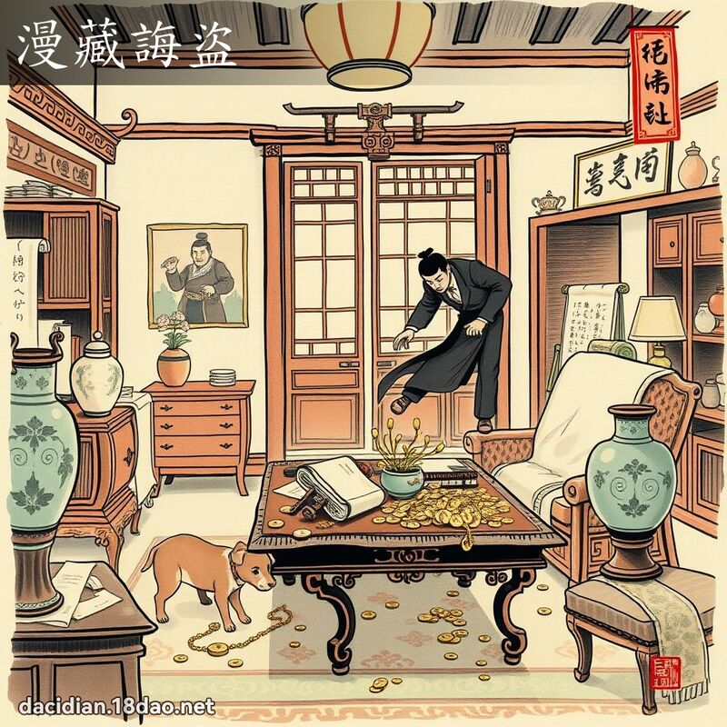 漫藏诲盗 配图