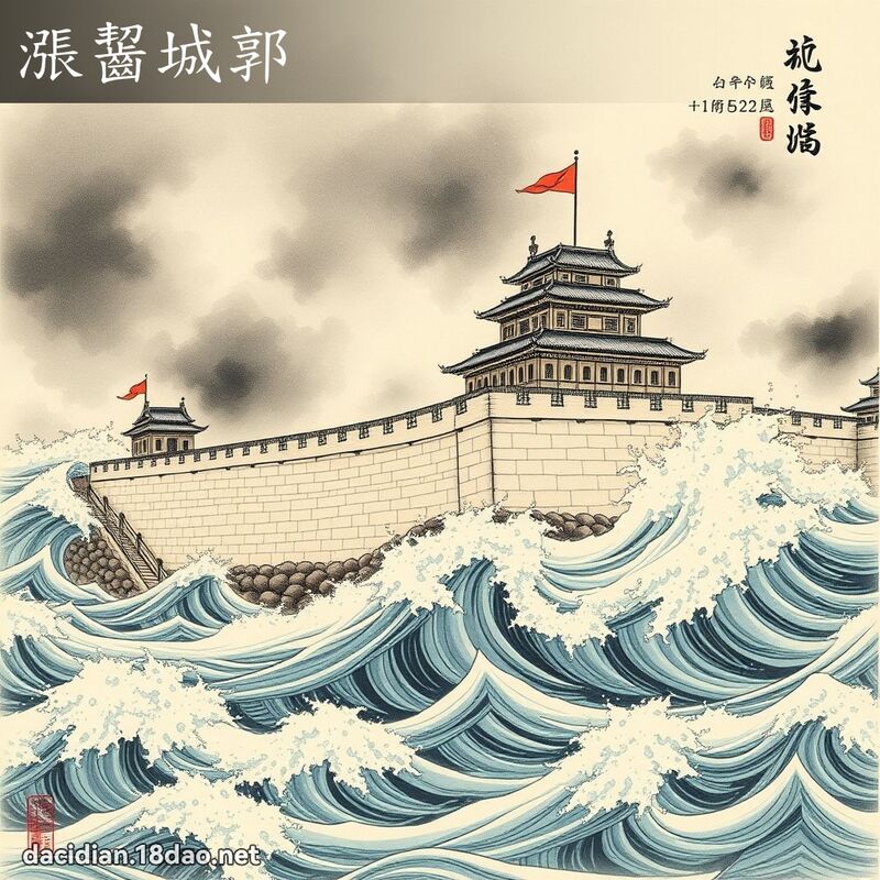 涨啮城郭 配图