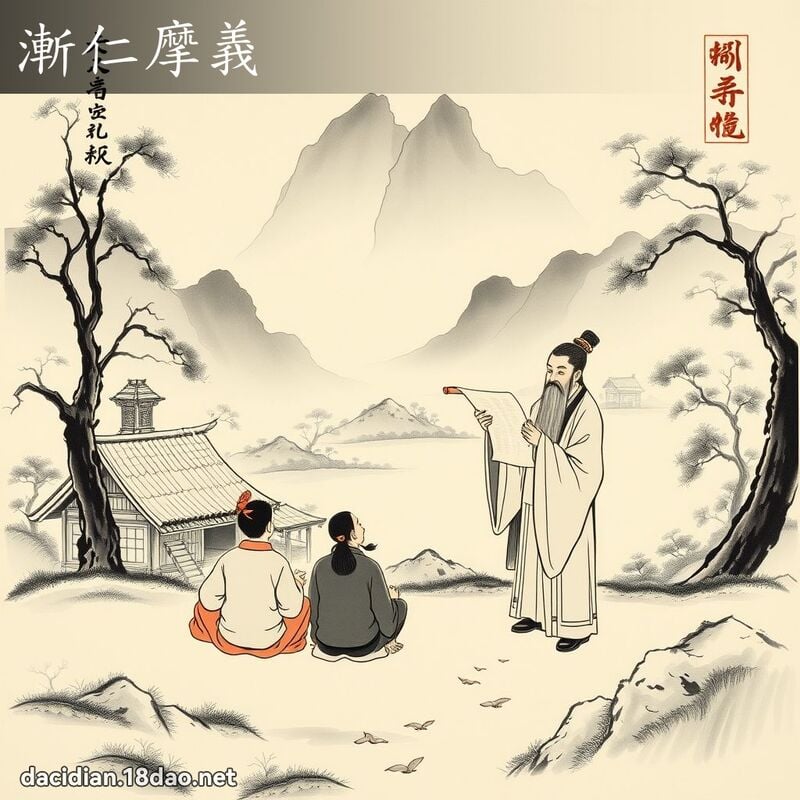 渐仁摩义 配图