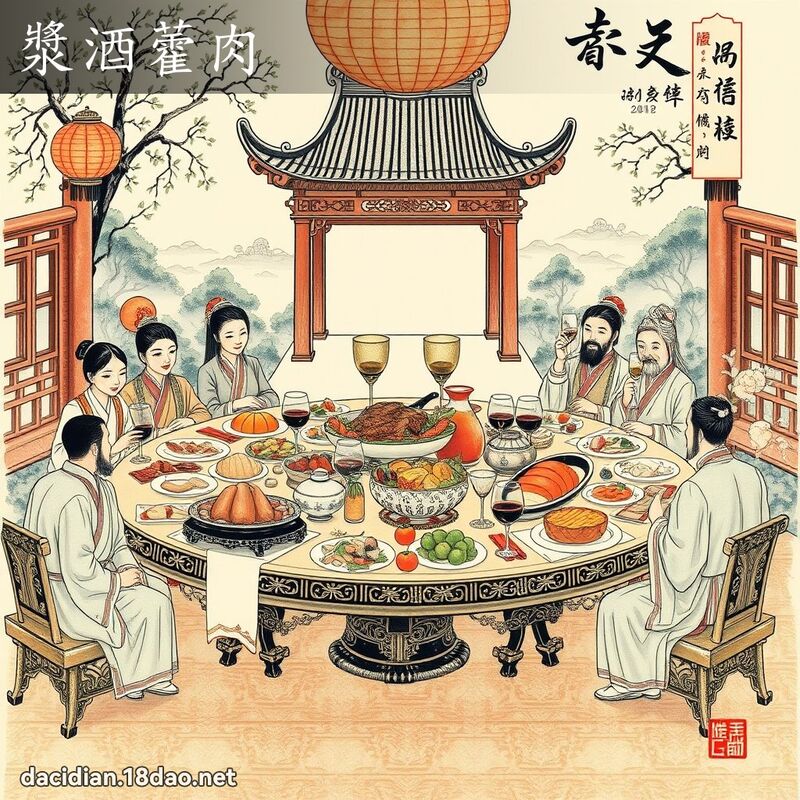 浆酒藿肉 配图