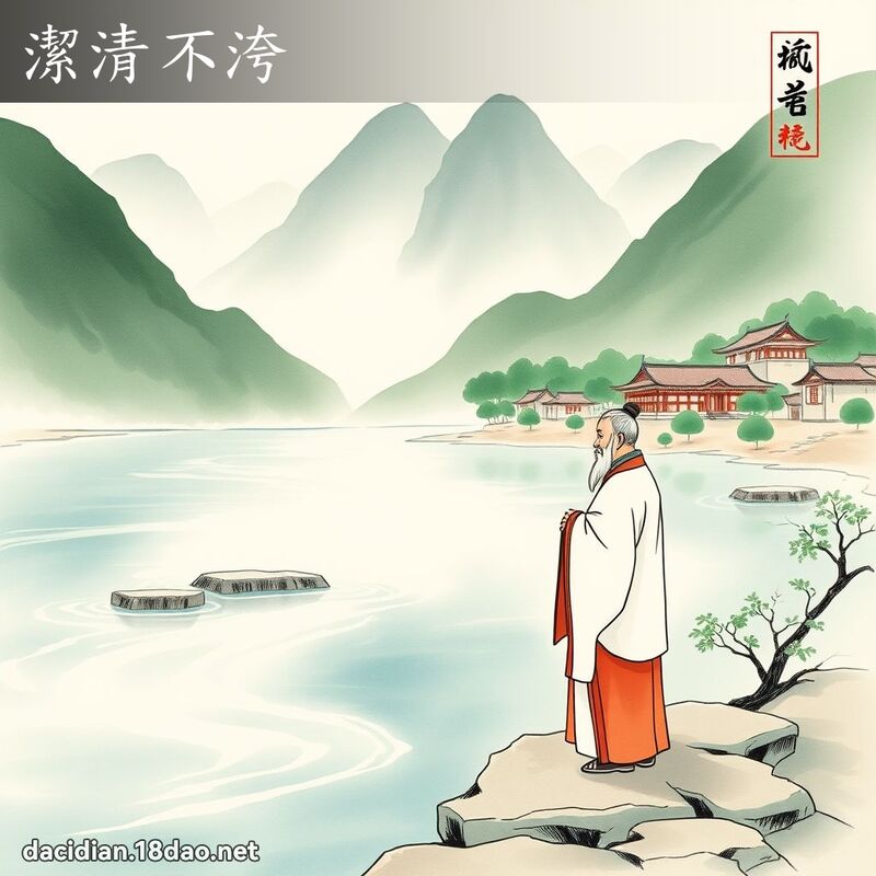 洁清不洿 配图