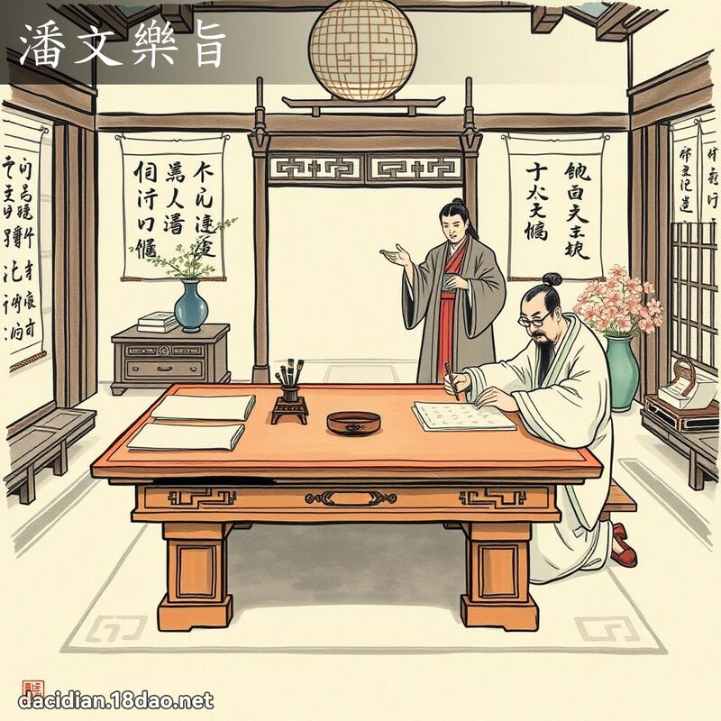 潘文乐旨 配图