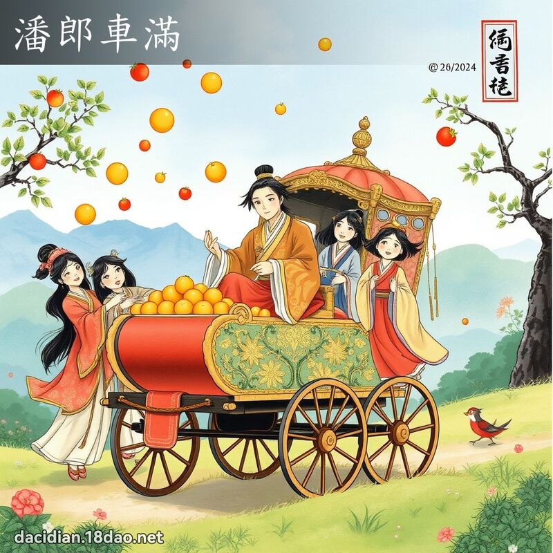 潘郎车满 配图
