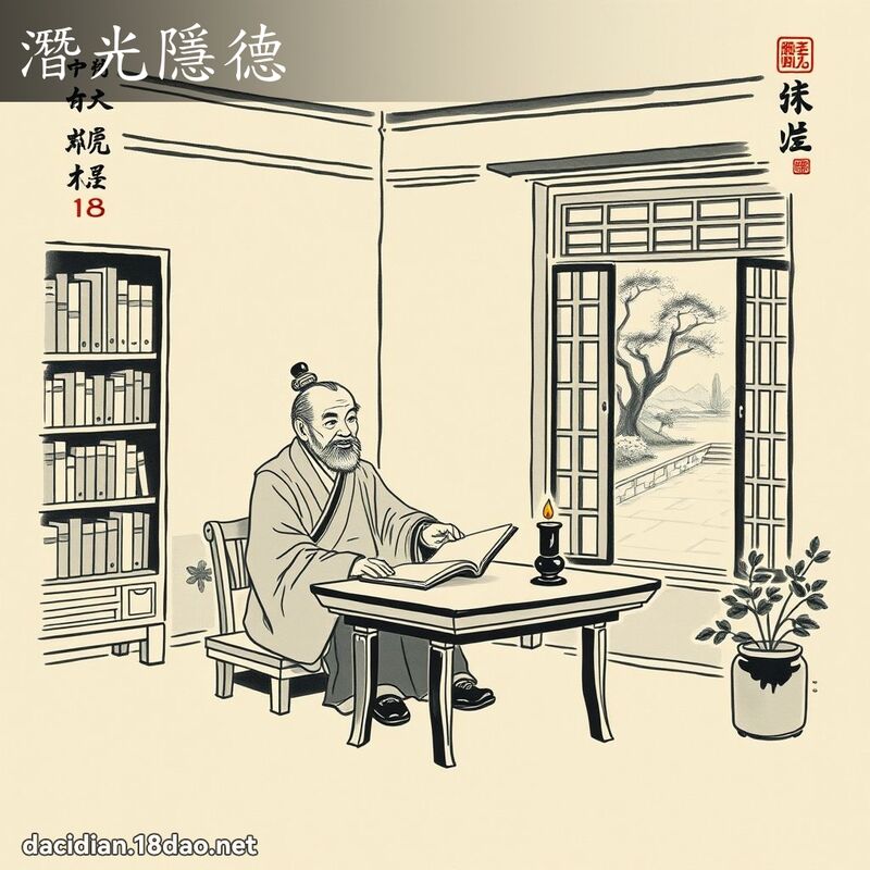 潜光隱德 配图