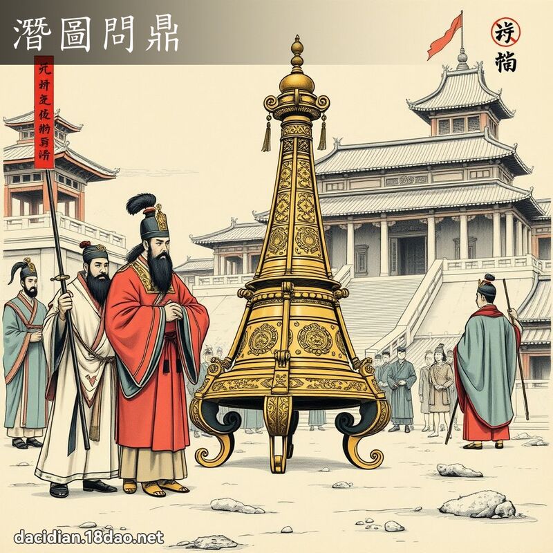 潜图问鼎 配图
