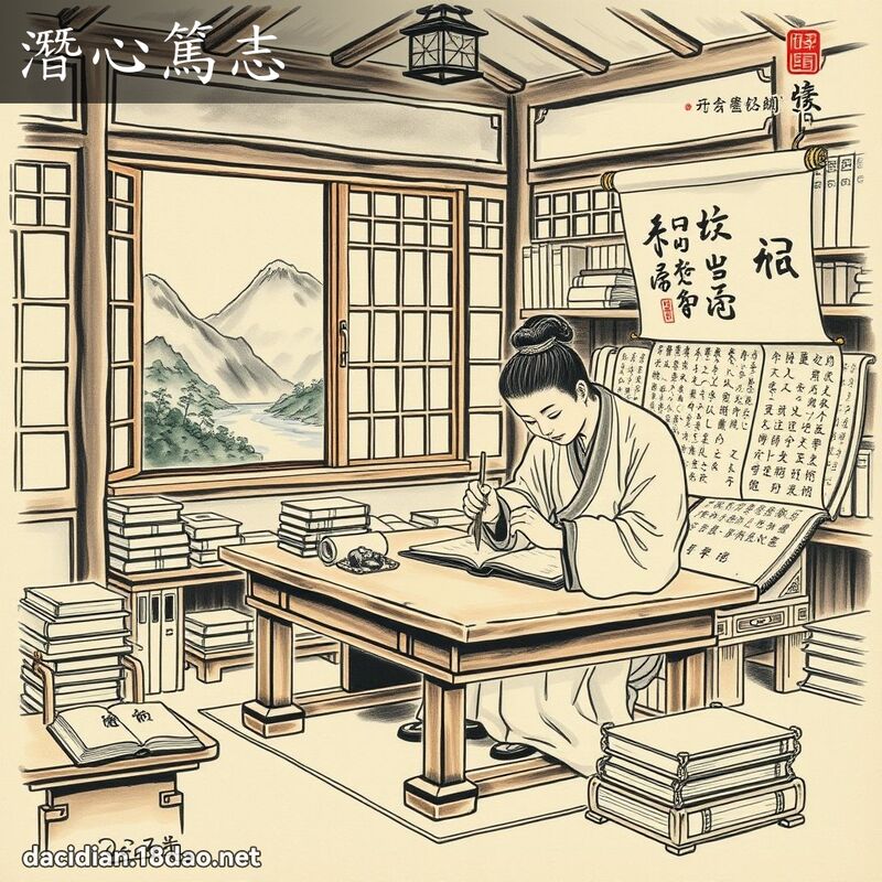 潜心篤志 配图
