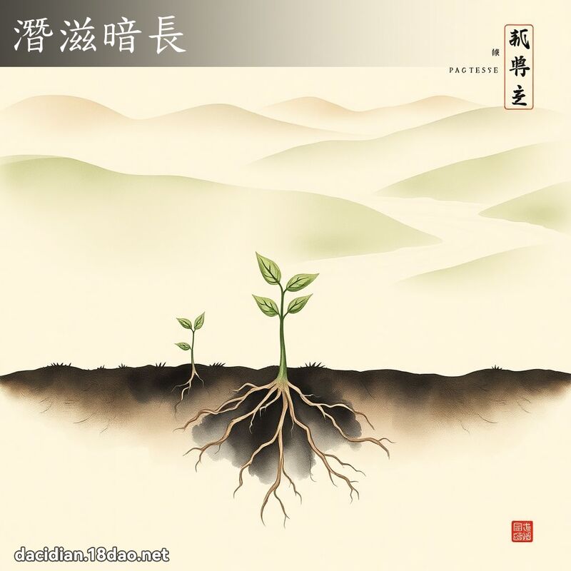 潜滋暗长 配图