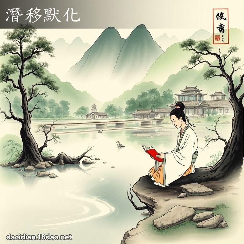 潜移默化 配图