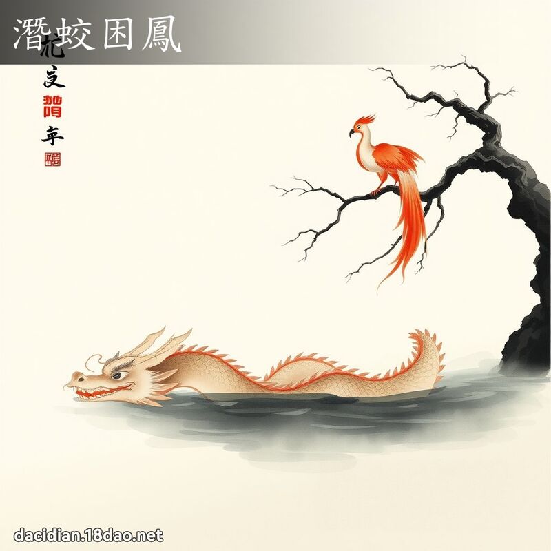 潜蛟困凤 配图