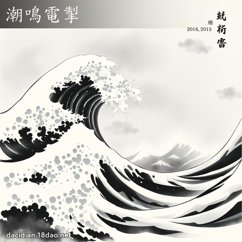 潮鸣电掣 配图
