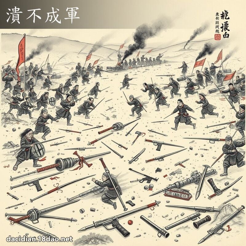 溃不成军 配图