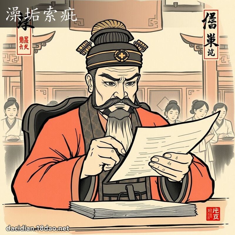 澡垢索疵 配图